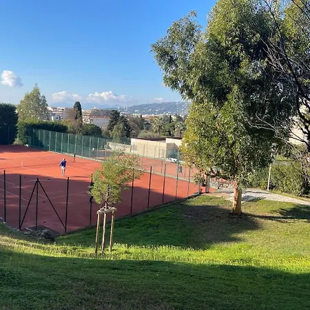 Eden Park, Dans Belle 6 Personnes Piscine Et Tennis 昂蒂布
